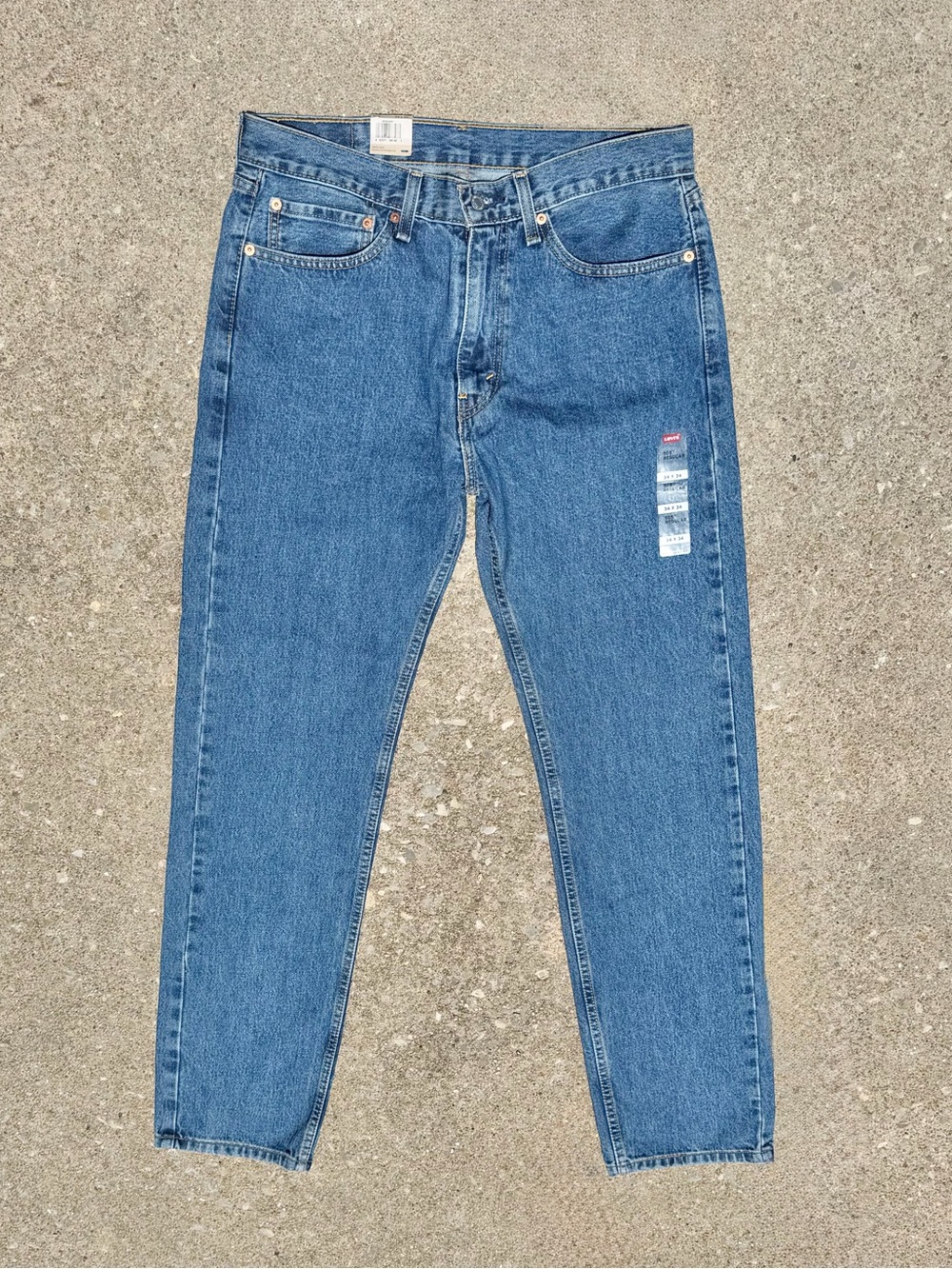 VTG Levis 505 Regular Fit Denim Blue Jeans Straight Leg Medium Wash NWT